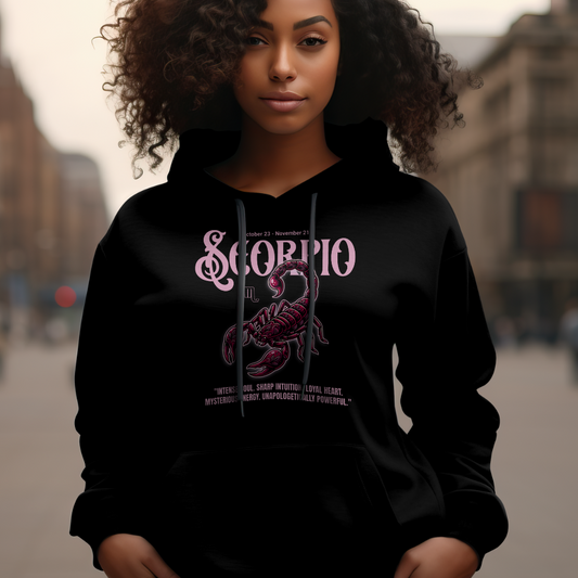 Scorpio Zodiac Hoodie (Adult-Unisex)