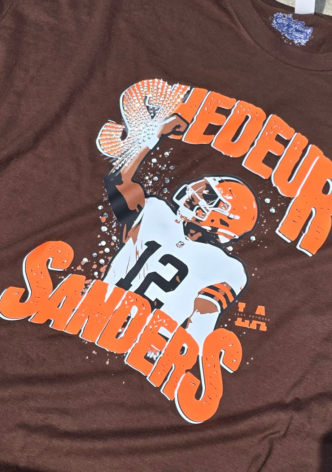 LIMITED EDITION Sheduer "Perfect Timing" Sanders Rhinestone Tee (Unisex)